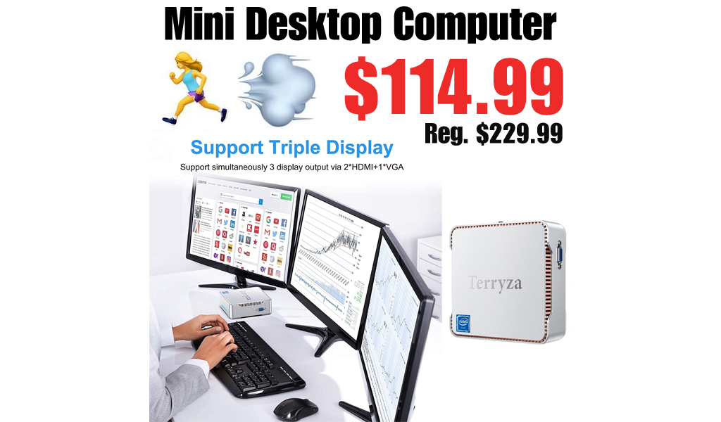 Mini Desktop Computer Only $114.99 Shipped on Amazon (Regularly $229.99)