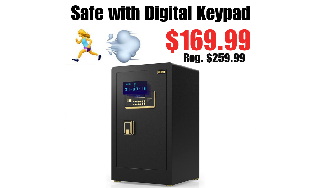 Safe with Digital Keypad Only $169.99 Shipped on Amazon (Regularly $259.99)