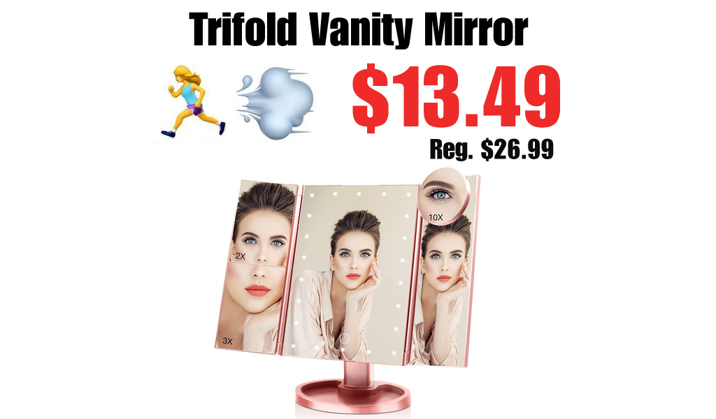 Trifold Vanity Mirror Only $13.49 Shipped on Amazon (Regularly $26.99)