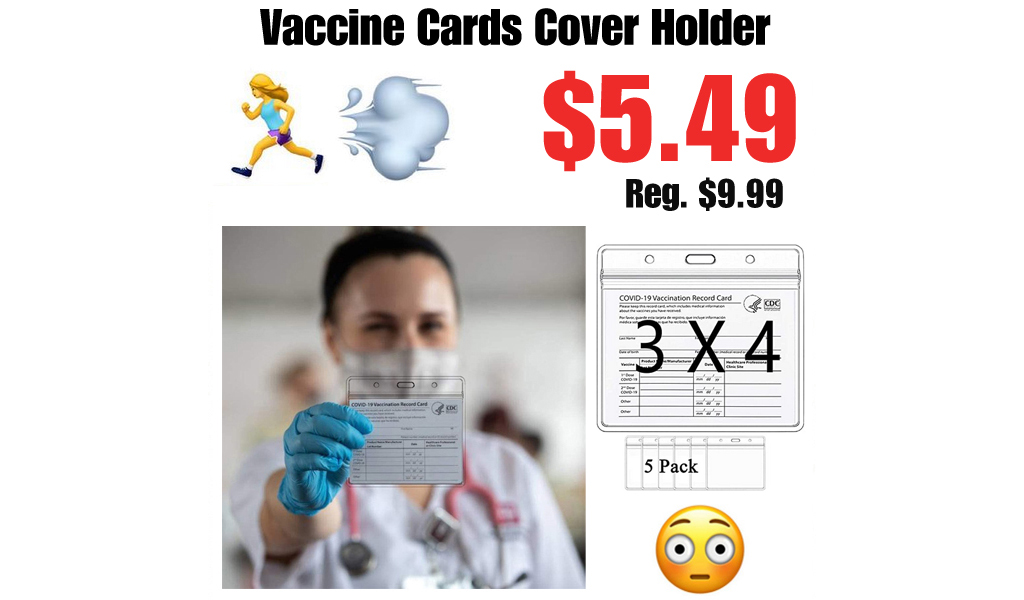 Vaccine Cards Cover Holder Only $5.49 Shipped on Amazon (Regularly $9.99)