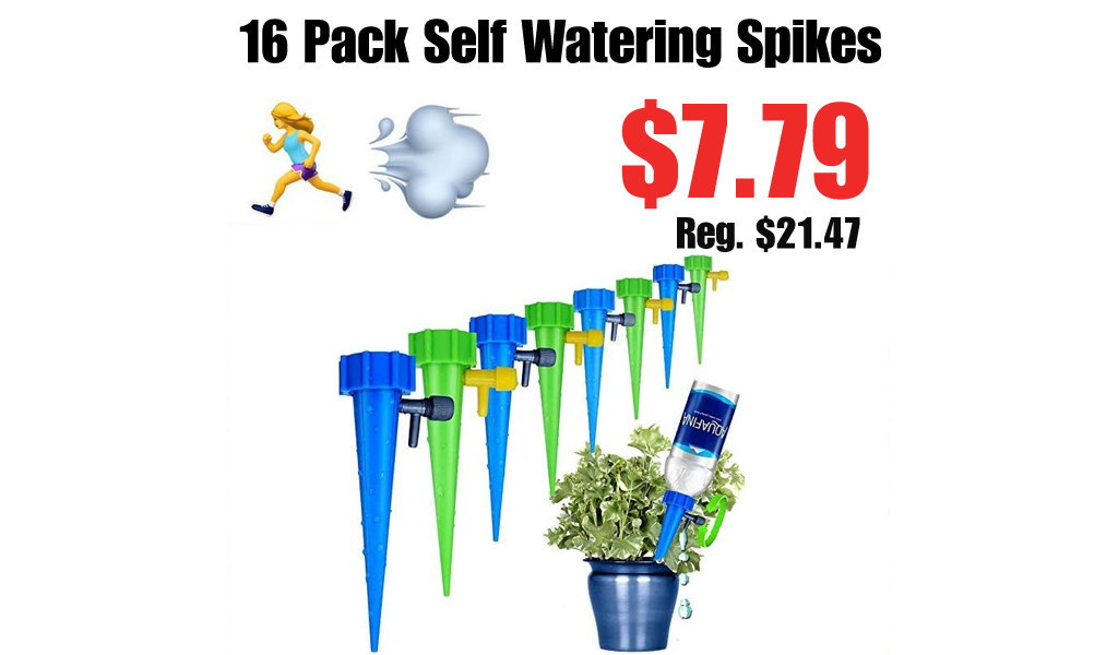 16 Pack Self Watering Spikes Only $7.79 Shipped on Amazon (Regularly $21.47)