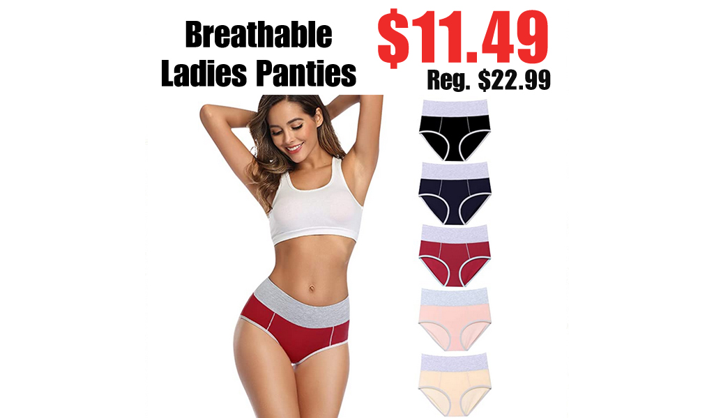 Breathable Ladies Panties Only $11.49 Shipped on Amazon (Regularly $22.99)