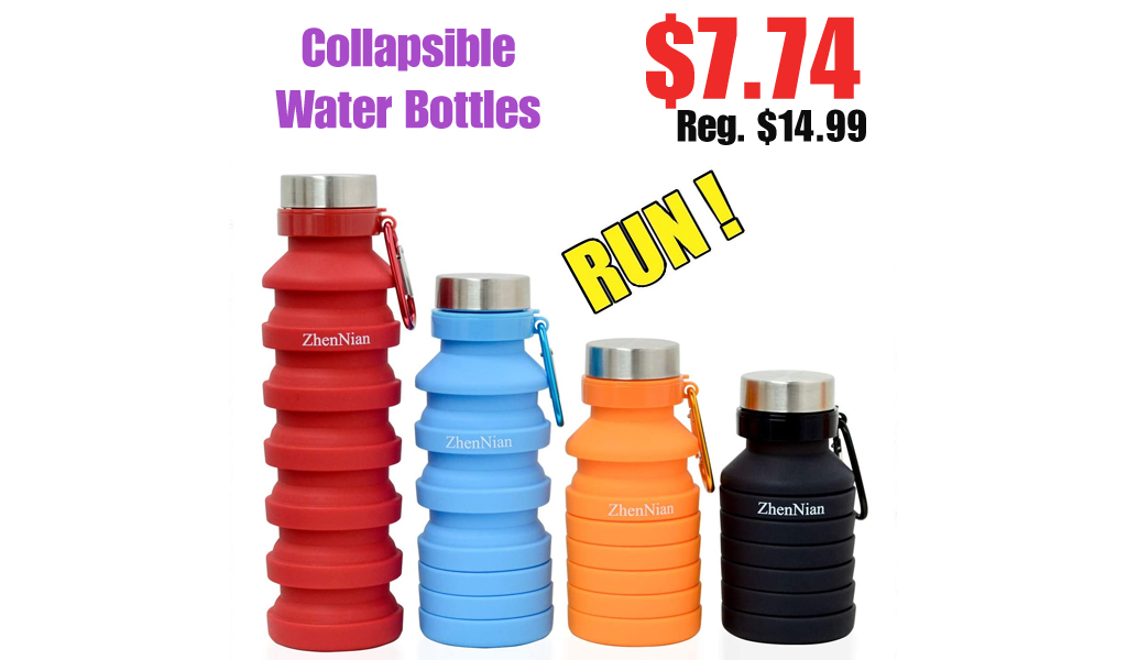 Collapsible Water Bottles Only $7.74 Shipped on Amazon (Regularly $14.99)