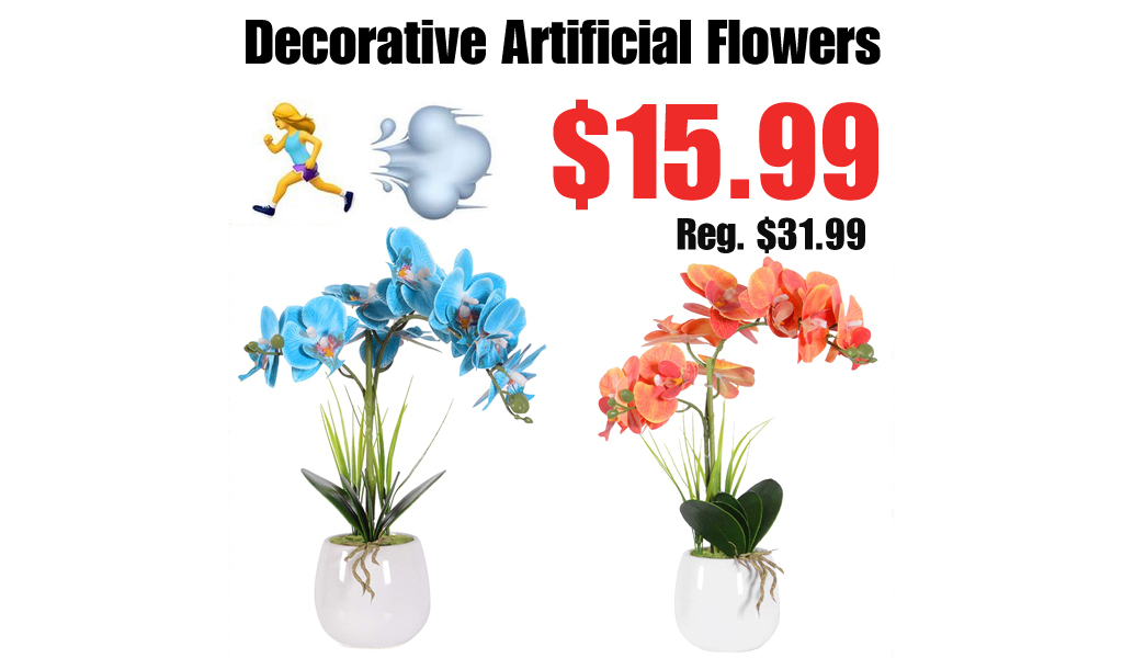 Decorative Artificial Flowers Only $15.99 Shipped on Amazon (Regularly $31.99)