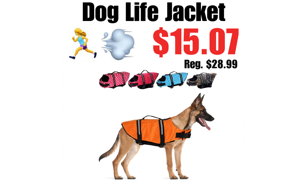 Dog Life Jacket Only $15.07 Shipped on Amazon (Regularly $28.99)
