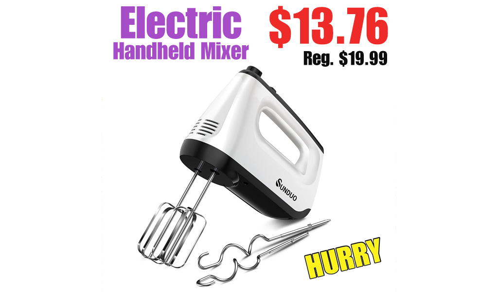 Electric Handheld Mixer Only $13.76 Shipped on Amazon (Regularly $19.99)