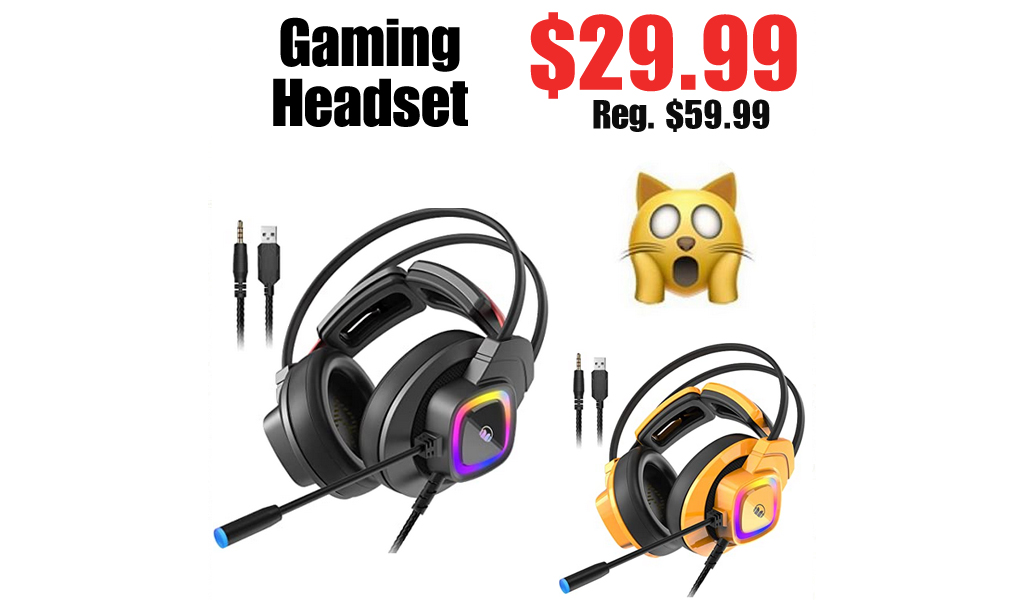Gaming Headset Only $29.99 Shipped on Amazon (Regularly $59.99)