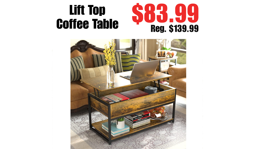 Lift Top Coffee Table Only $83.99 Shipped on Amazon (Regularly $139.99)