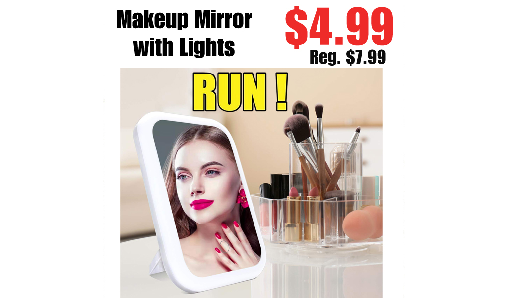 Makeup Mirror with Lights Only $4.99 Shipped on Amazon (Regularly $7.99)