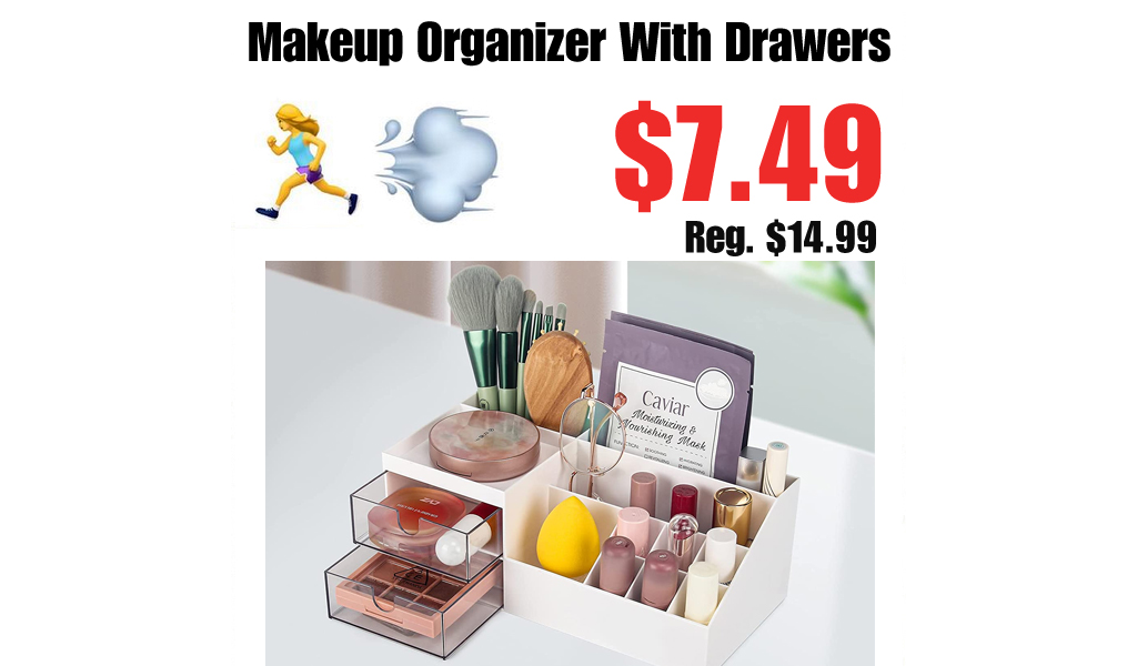 Makeup Organizer With Drawers Only $7.49 Shipped on Amazon (Regularly $14.99)