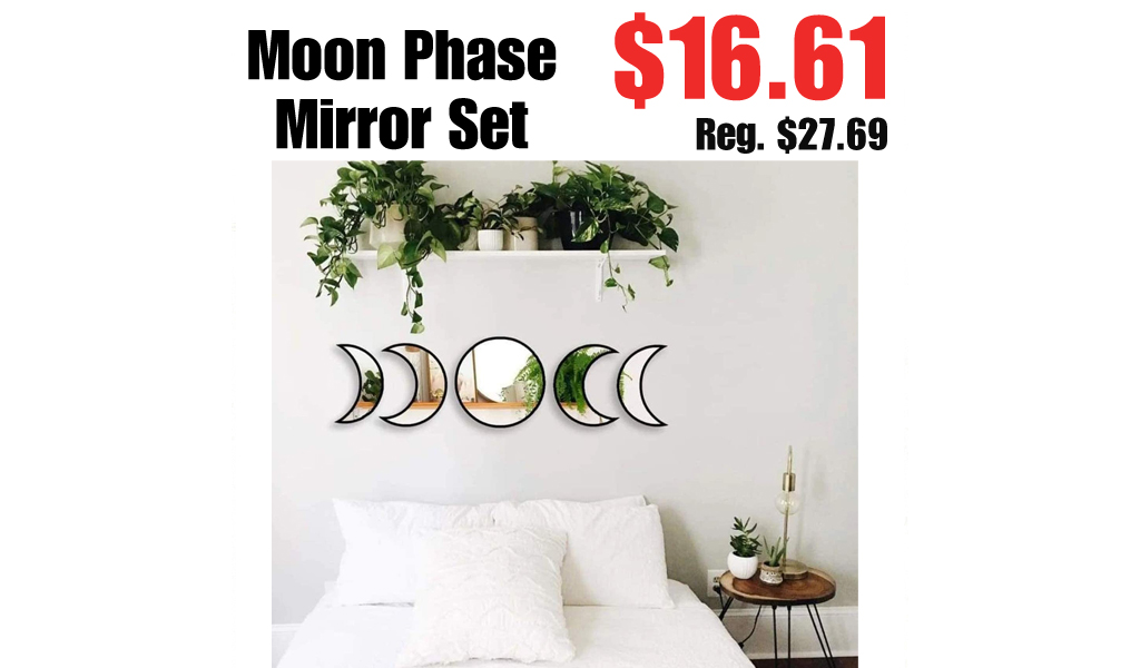 Moon Phase Mirror Set Only $16.61 Shipped on Amazon (Regularly $27.69)