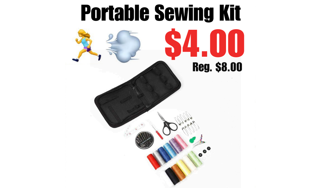 Portable Sewing Kit Only $4 Shipped on Amazon (Regularly $8)