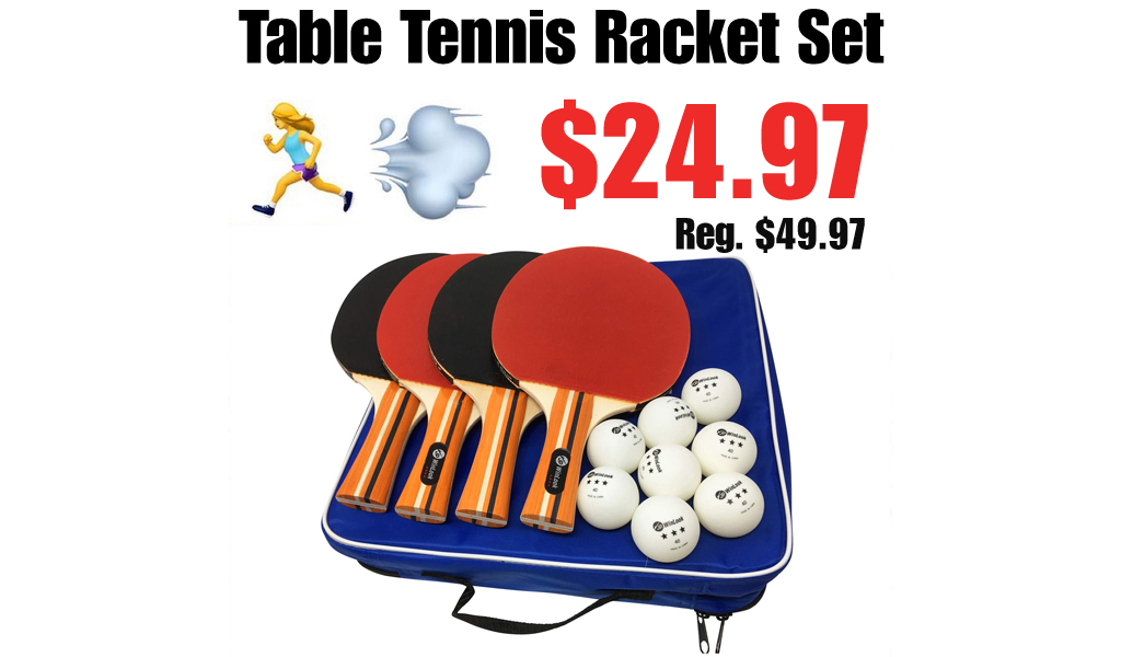 Table Tennis Racket Set Only $24.97 Shipped on Amazon (Regularly $49.97)
