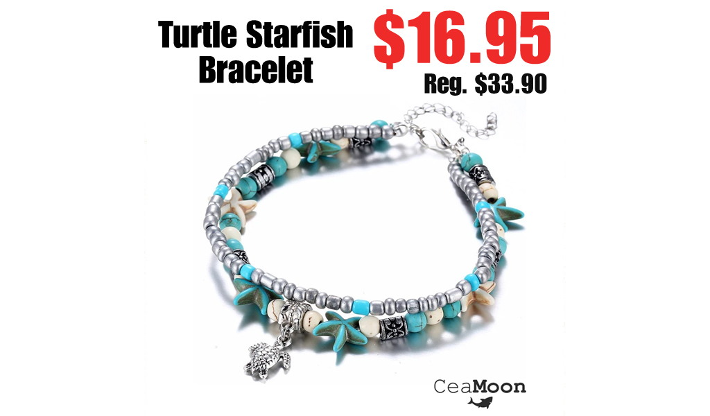 Turtle Starfish Bracelet Only $16.95 Shipped on CeaMoon.com (Regularly $33.90)
