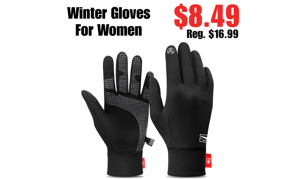 Winter Gloves For Women Only $8.49 Shipped on Amazon (Regularly $16.99)