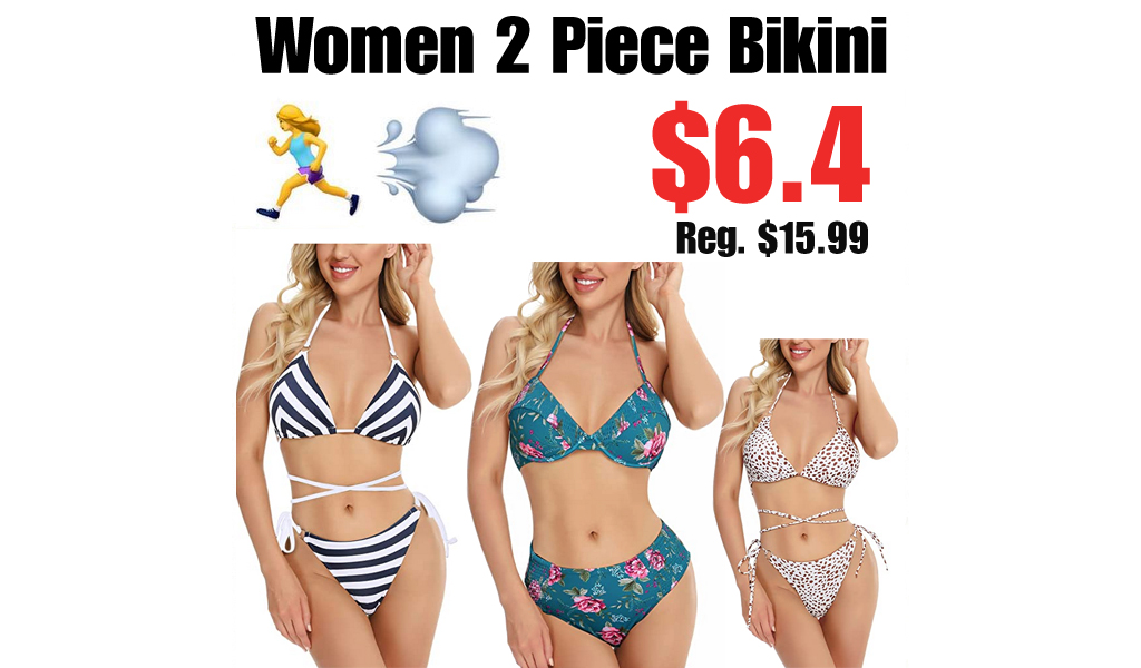 Women 2 Piece Bikini Only $6.4 Shipped on Amazon (Regularly $15.99)