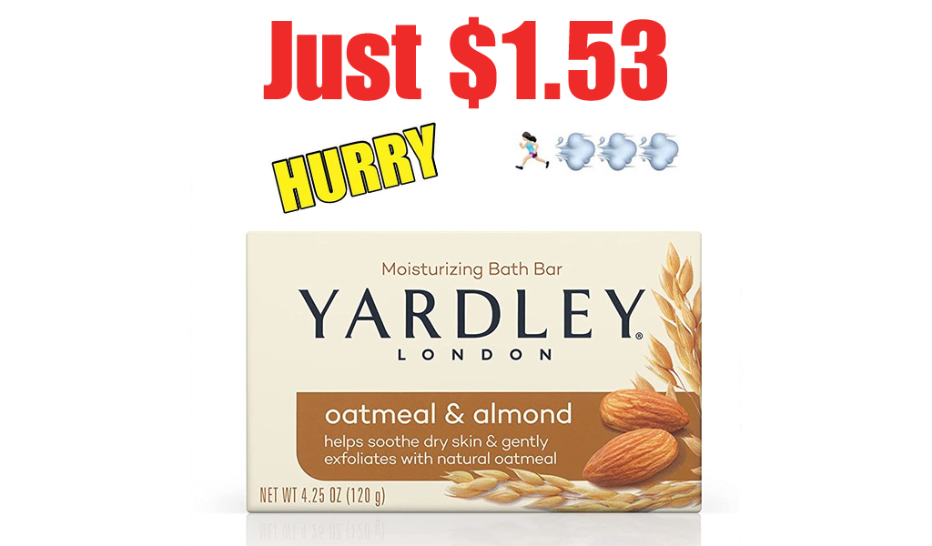 Yardley Oatmeal & Almond Bar Soap Only $1.53 Shipped on Amazon (Regularly $5.99)