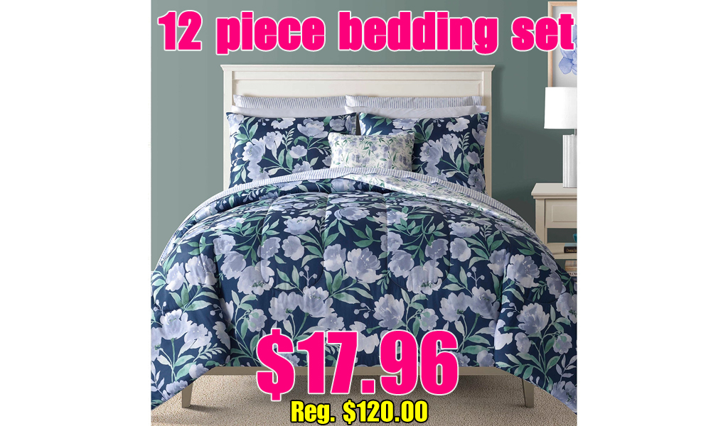 12 Piece Bedding Set Only $17.96 on Macys.com (Regularly $120.00)