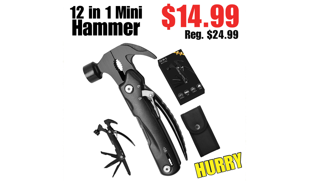 12 in 1 Mini Hammer $14.99 Shipped on Amazon (Regularly $24.99)