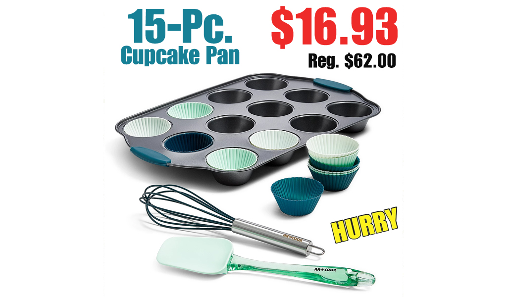 15-Pc. Cupcake Pan Only $16.93 on Macys.com (Regularly $62.00)
