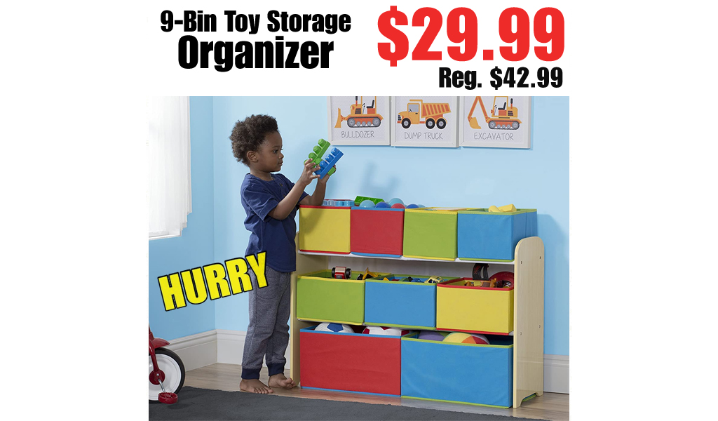 9-Bin Toy Storage Organizer Only $29.99 on Amazon (Regularly $42.99)