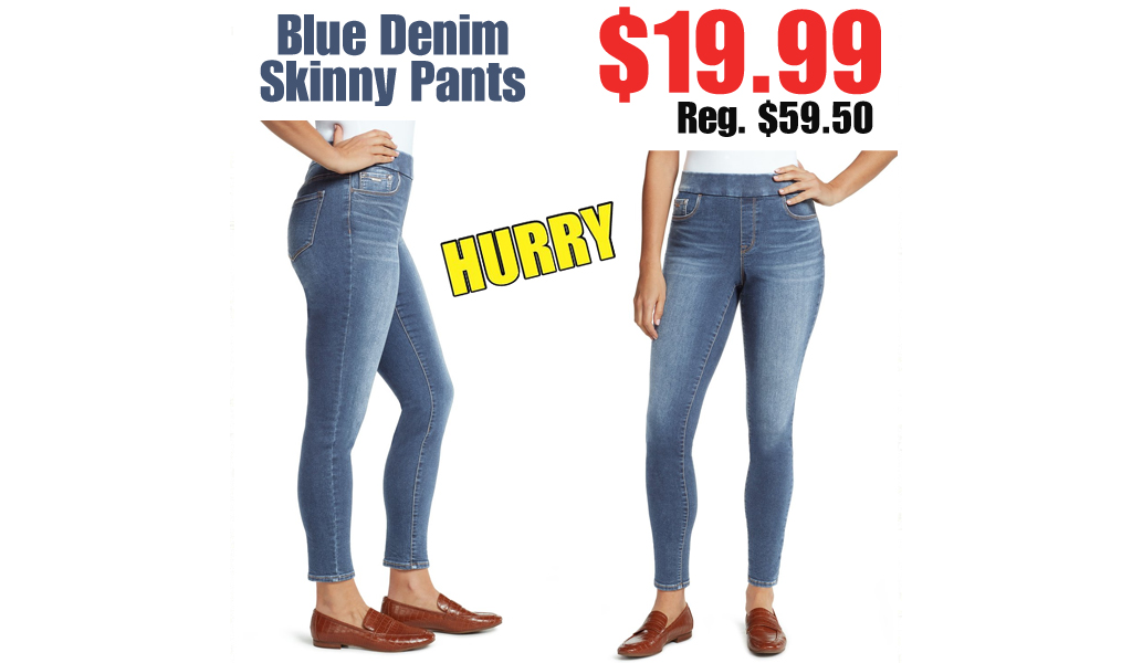 Blue Denim Skinny Pants Only $19.99 Shipped on Zulily (Regularly $59.50)