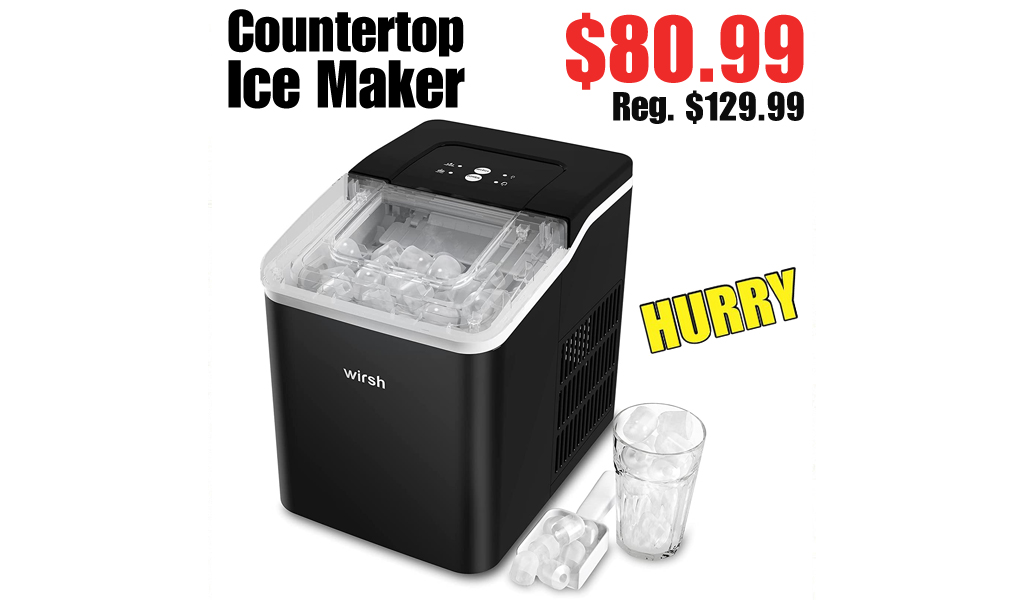 Countertop Ice Maker Only $80.99 on Amazon (Regularly $129.99)