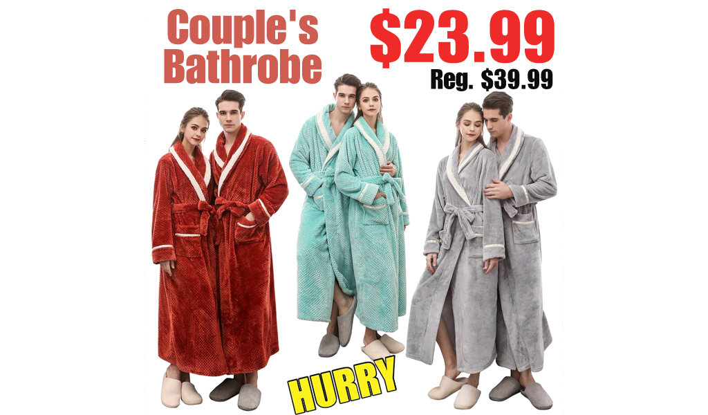 Couple's Bathrobe Only $23.99 Shipped on Amazon (Regularly $39.99)