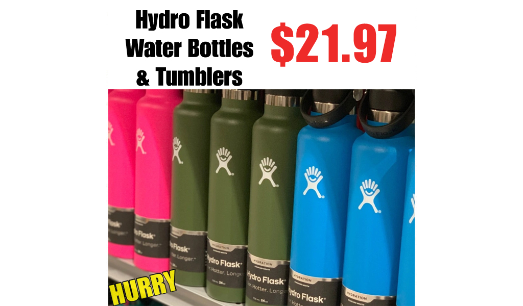Hydro Flask Water Bottles & Tumblers from $21.97 on NordstromRack.com