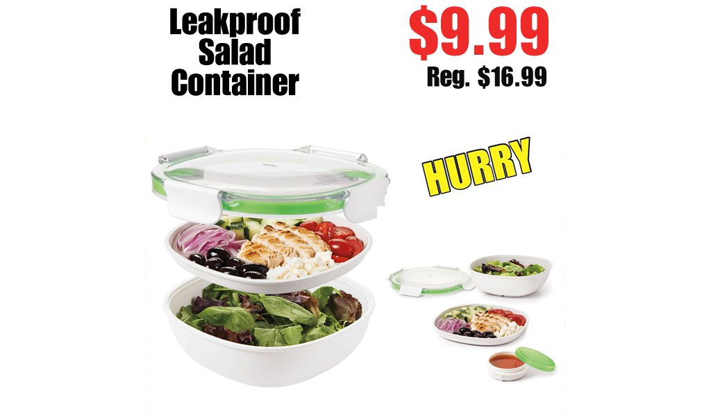 Leakproof Salad Container Only $9.99 Shipped on Zulily (Regularly $16.99)