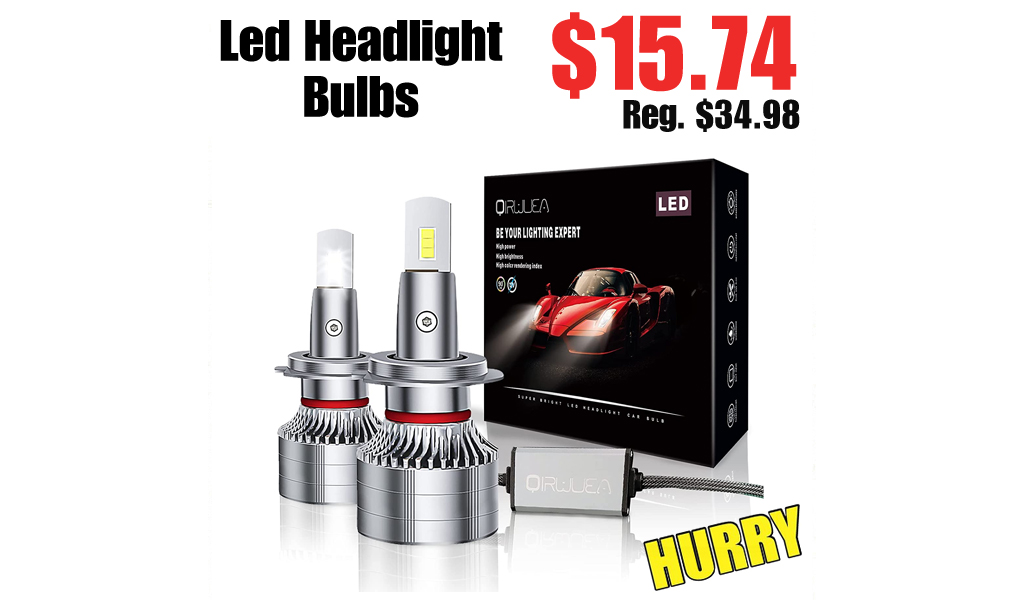 Led Headlight Bulbs Only $15.74 Shipped on Amazon (Regularly $34.98)