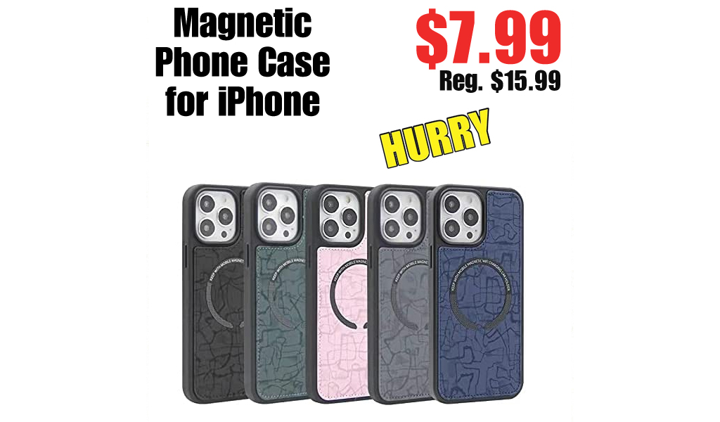 Magnetic Phone Case for iPhone Only $7.99 Shipped on Amazon (Regularly $15.99)
