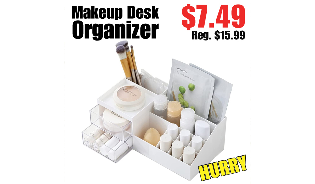 Makeup Desk Organizer Only $7.49 Shipped on Amazon (Regularly $15.99)