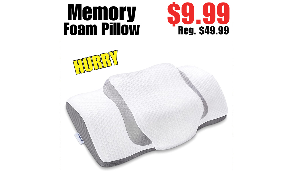 Memory Foam Pillow Only $9.99 on Amazon (Regularly $49.99)