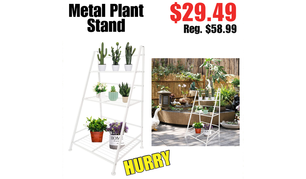 Metal Plant Stand Only $29.49 Shipped on Amazon (Regularly $58.99)