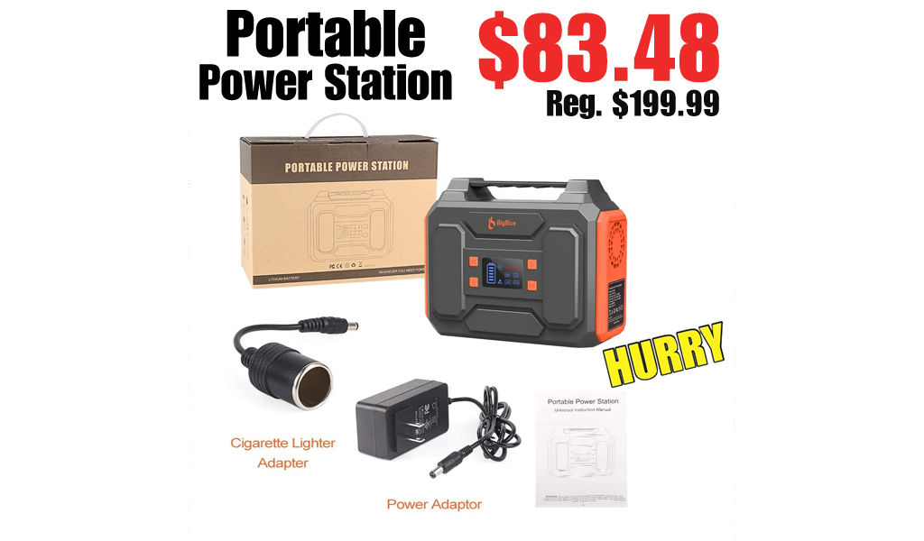 Portable Power Station Only $83.48 on Amazon (Regularly $199.99)