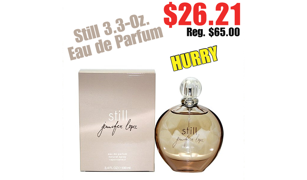 Still 3.3-Oz. Eau de Parfum Only $26.21 Shipped on Zulily (Regularly $65.00)