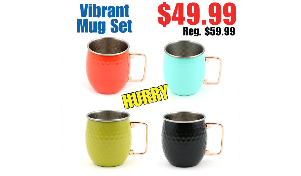 Vibrant Mug Set Only $49.99 Shipped on Zulily (Regularly $59.99)