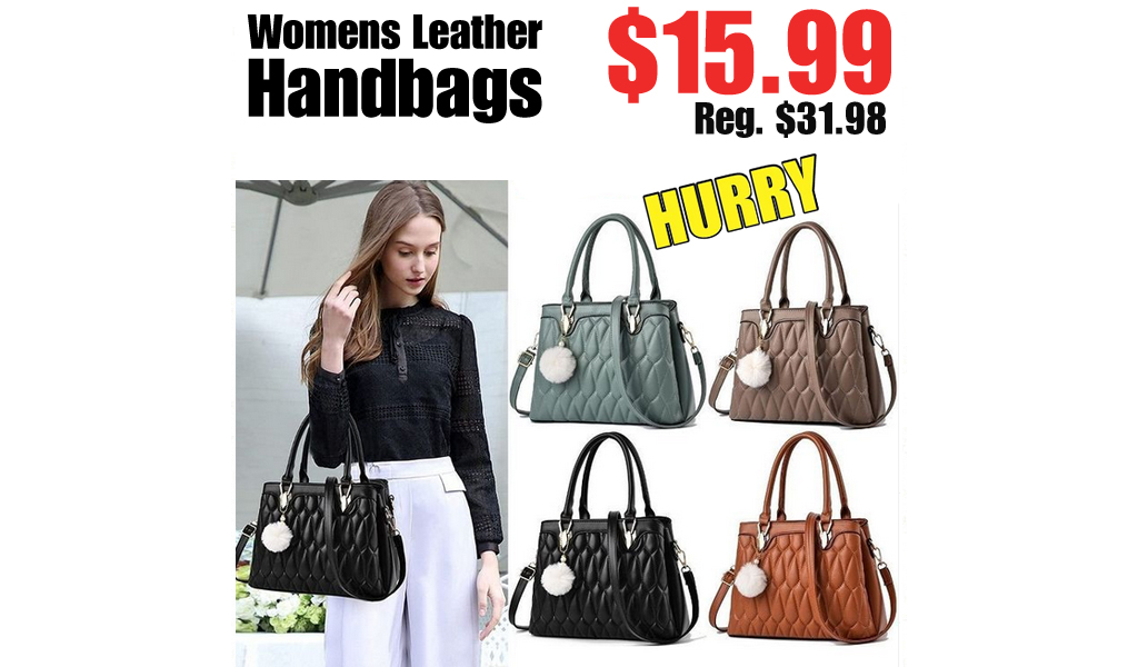 Womens Leather Handbags Only $15.99 on Amazon (Regularly $31.98)