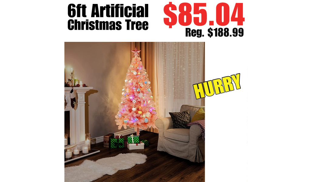 6ft Artificial Christmas Tree Only $85.04 Shipped on Amazon (Regularly $188.99)