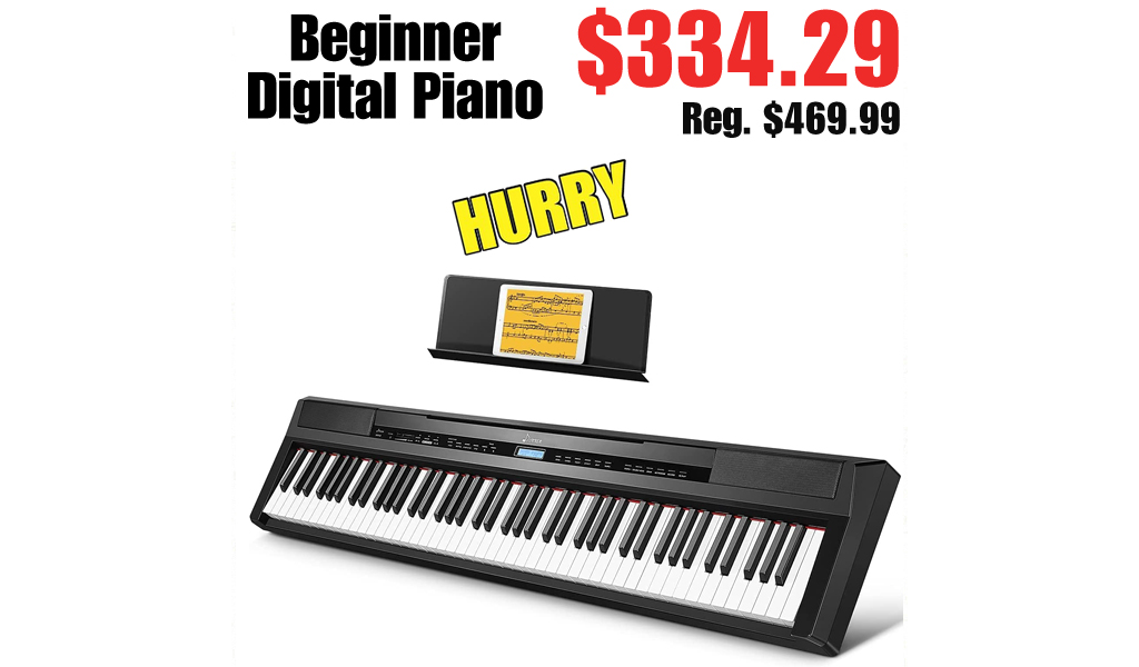 Beginner Digital Piano Only $334.29 Shipped on Amazon (Regularly $469.99)