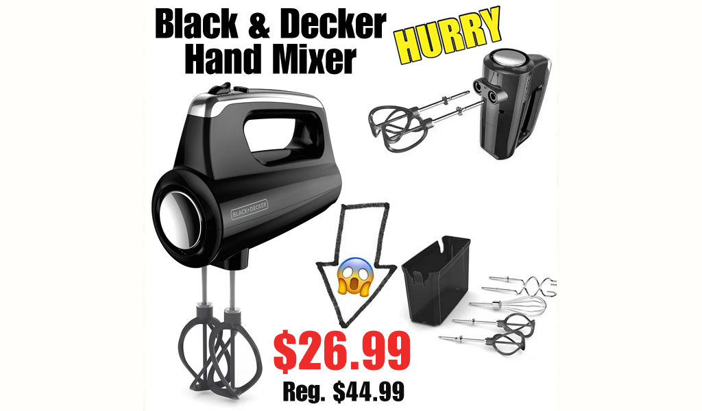 Black & Decker Hand Mixer Only $26.99 on Macys.com (Regularly $44.99)