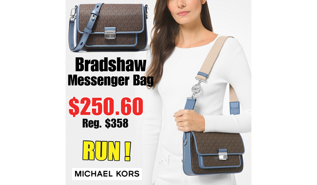 Bradshaw Leather Messenger Bag Only $250.60 on MichaelKors.com (Regularly $358)