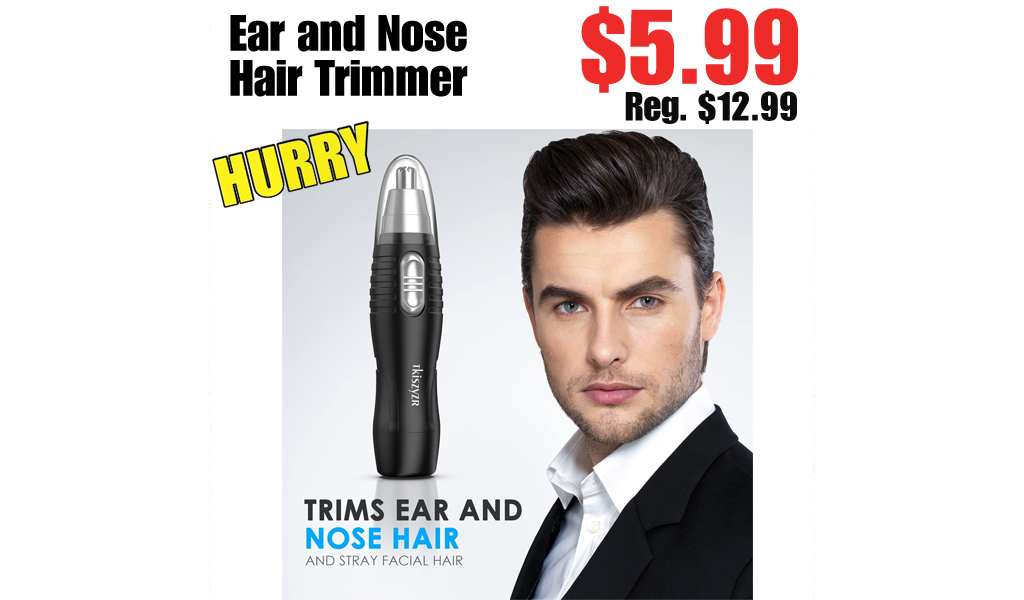 Ear and Nose Hair Trimmer Only $5.99 Shipped on Amazon (Regularly $12.99)