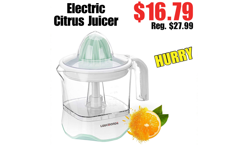 Electric Citrus Juicer Only $16.79 Shipped on Amazon (Regularly $27.99)