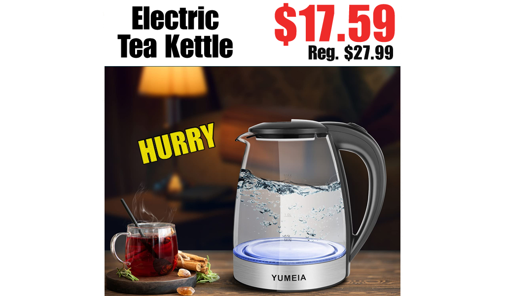 Electric Tea Kettle Only $17.59 Shipped on Amazon (Regularly $27.99)