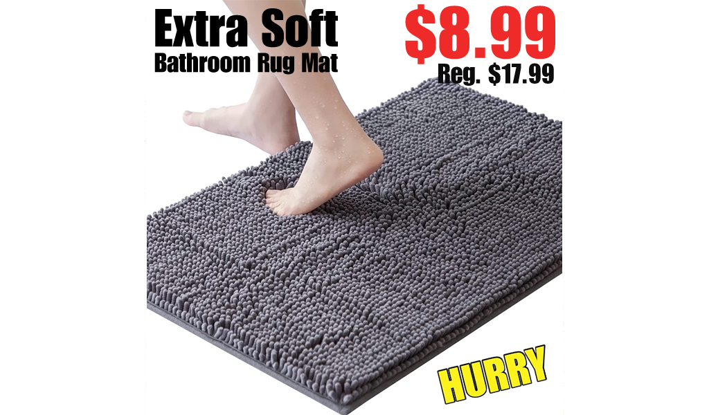 Extra Soft Bathroom Rug Mat Only $8.99 Shipped on Amazon (Regularly $17.99)
