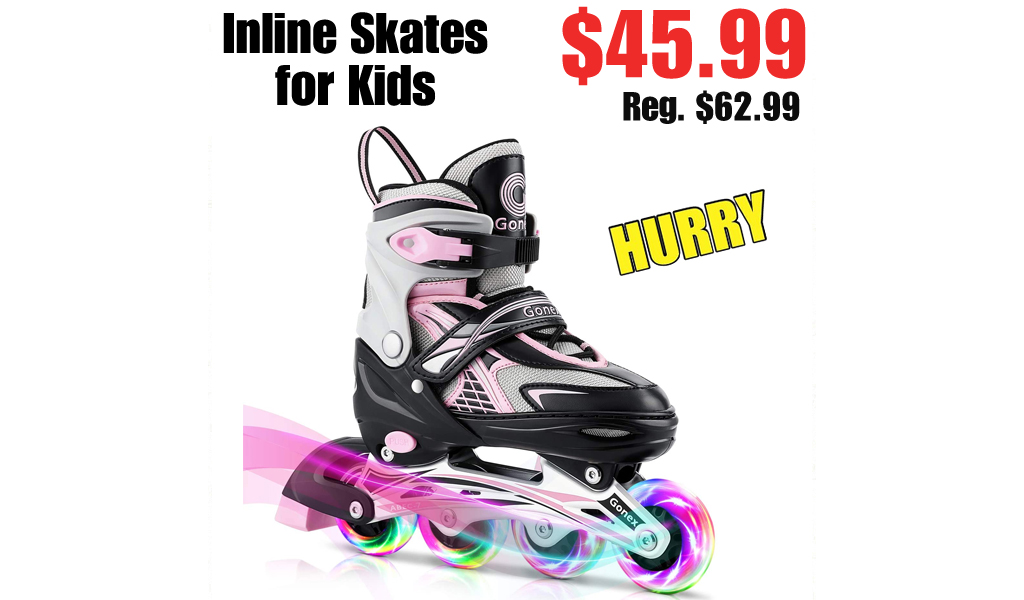 Inline Skates for Kids Only $45.99 Shipped on Amazon (Regularly $62.99)