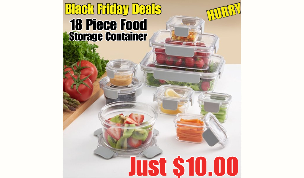 Leakproof 18-Piece Food Storage Set ONLY $10 Shipped on Walmart