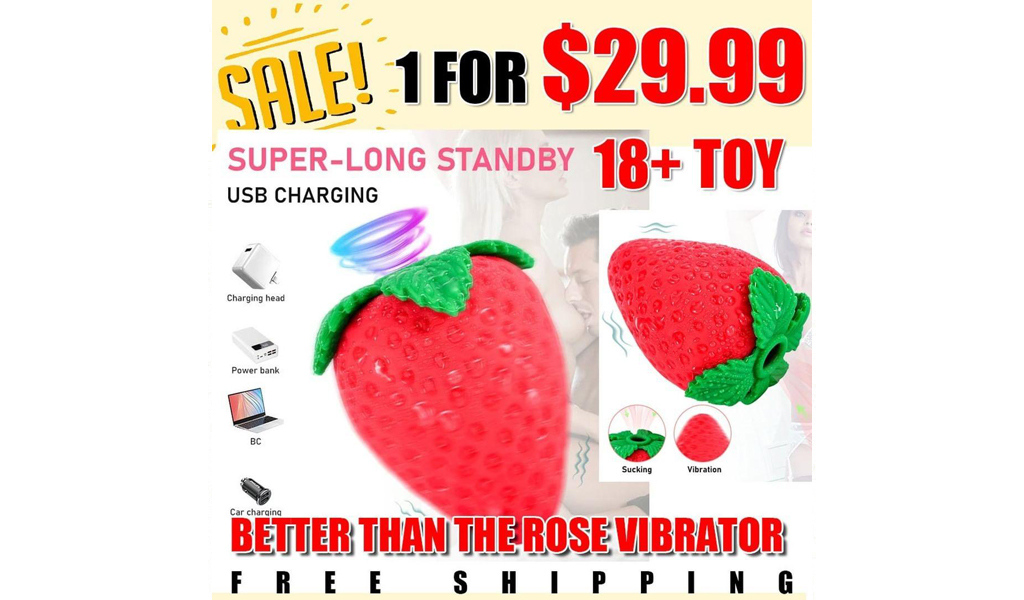 NEW IN--STRAWBERRY SUC*KING DEVICE FEMALE